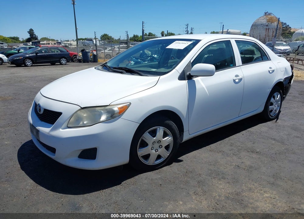 2010 TOYOTA COROLLA LE VIN: 1NXBU4EE9AZ347602
