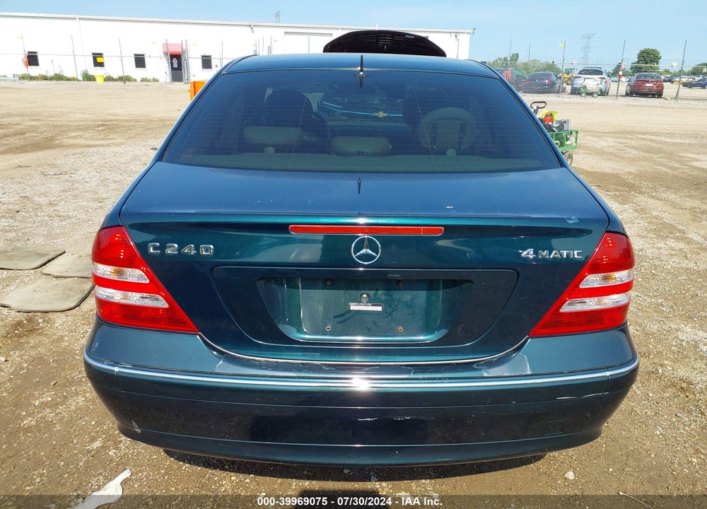 2005 MERCEDES-BENZ C 240 LUXURY 4MATIC VIN: WDBRF81J75F671096