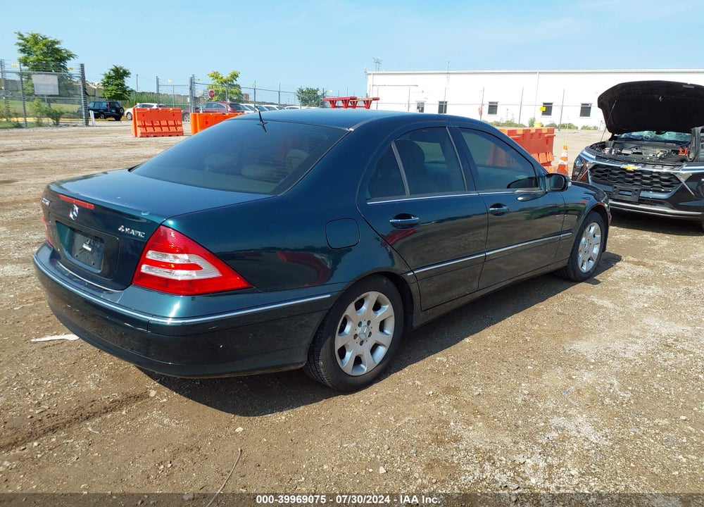 2005 MERCEDES-BENZ C 240 LUXURY 4MATIC VIN: WDBRF81J75F671096