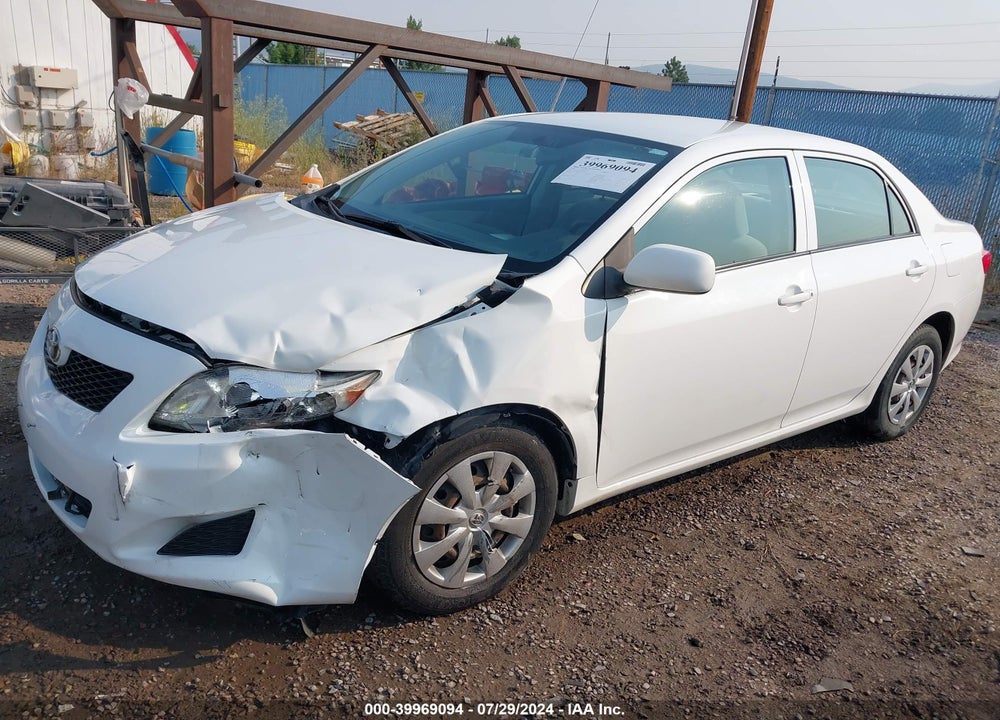 2009 TOYOTA COROLLA LE VIN: JTDBL40E899067943