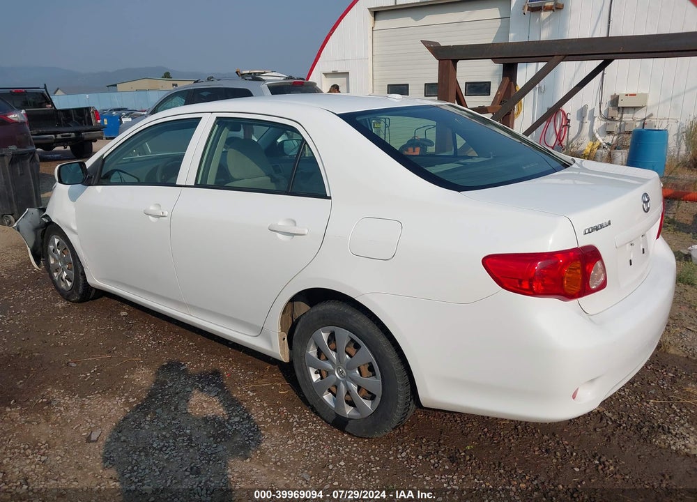 2009 TOYOTA COROLLA LE VIN: JTDBL40E899067943