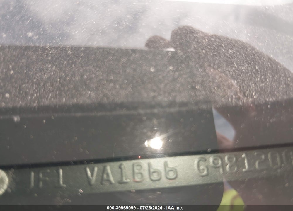 2016 SUBARU WRX VIN: JF1VA1B66G9812005