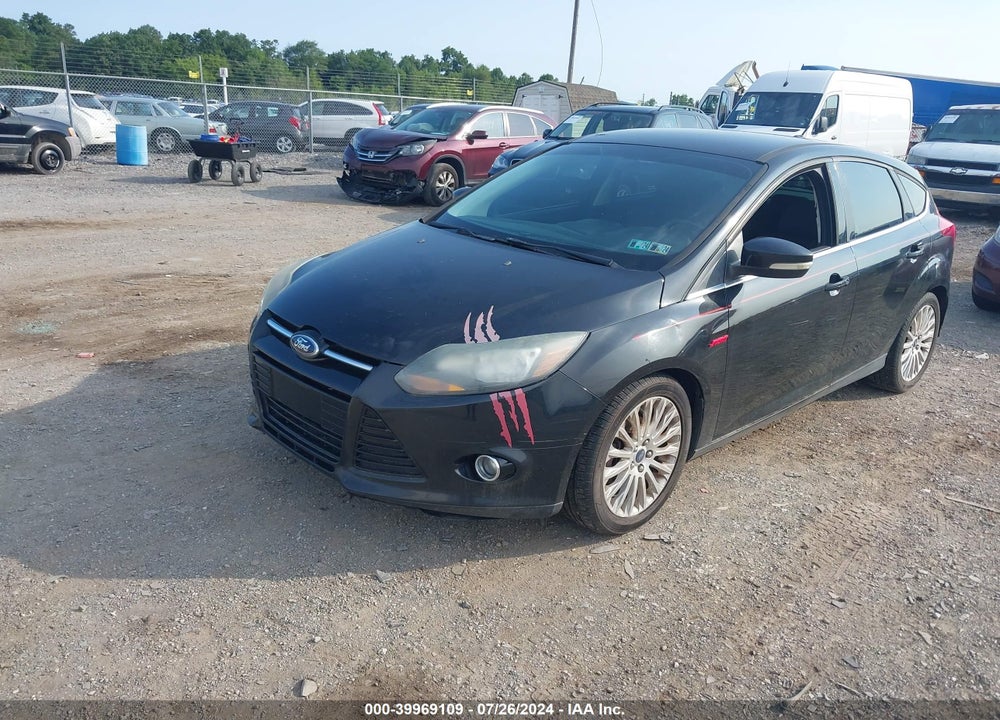 2012 FORD FOCUS TITANIUM VIN: 1FAHP3N25CL461102