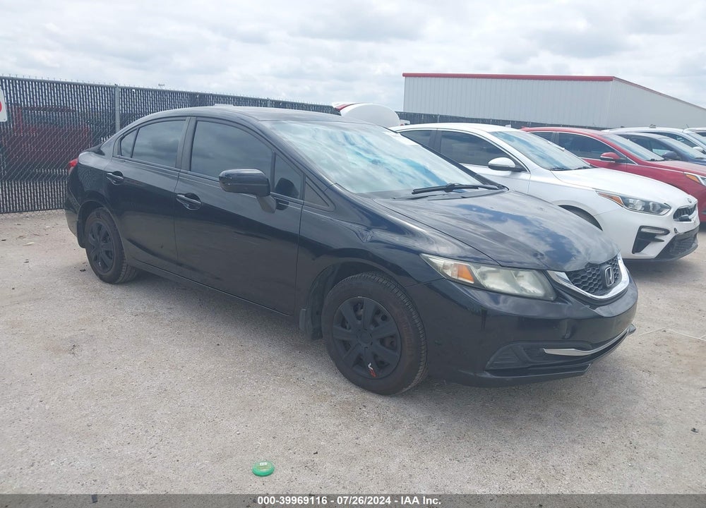 2014 HONDA CIVIC LX VIN: 2HGFB2F5XEH502778