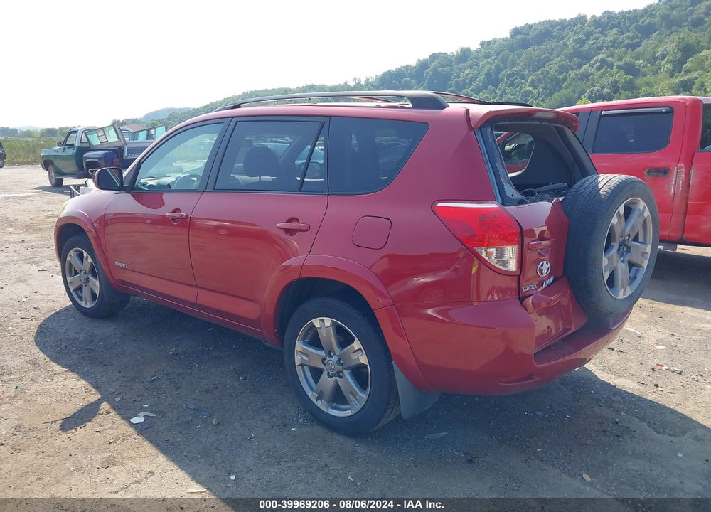 2008 TOYOTA RAV4 SPORT V6 VIN: JTMBK32V186035992