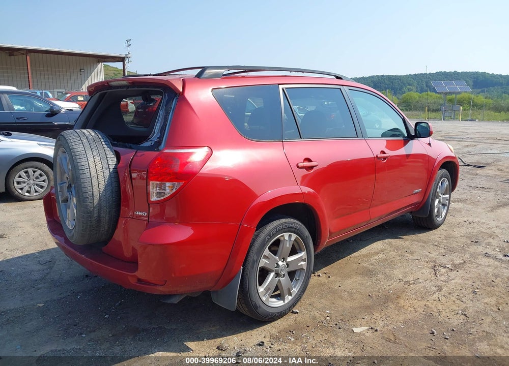 2008 TOYOTA RAV4 SPORT V6 VIN: JTMBK32V186035992