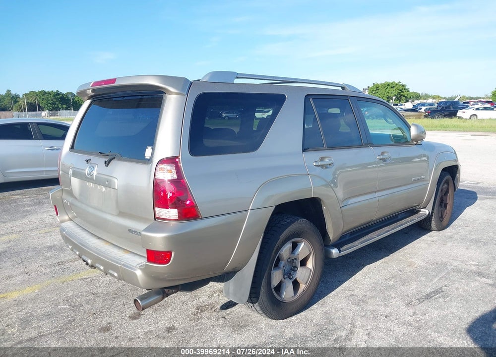 2004 TOYOTA 4RUNNER LIMITED V8 VIN: JTEBT17R240037112