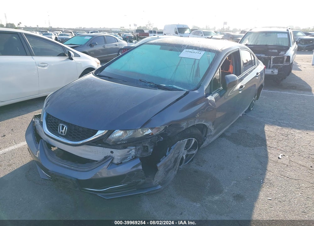 2015 HONDA CIVIC SE VIN: 19XFB2F75FE218066