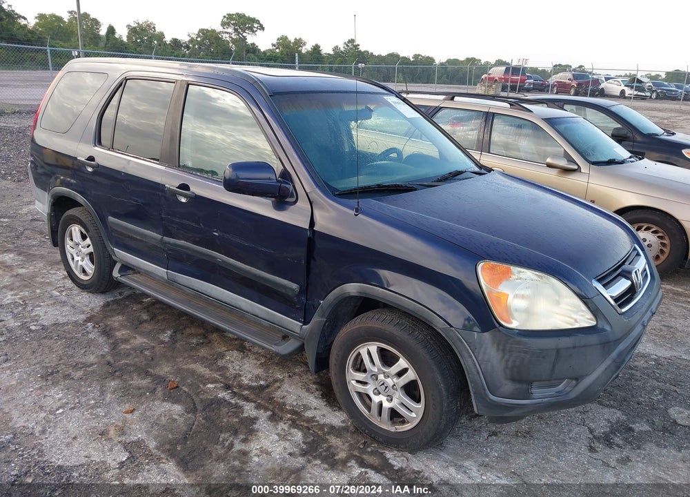 2003 HONDA CR-V EX VIN: SHSRD788X3U119722