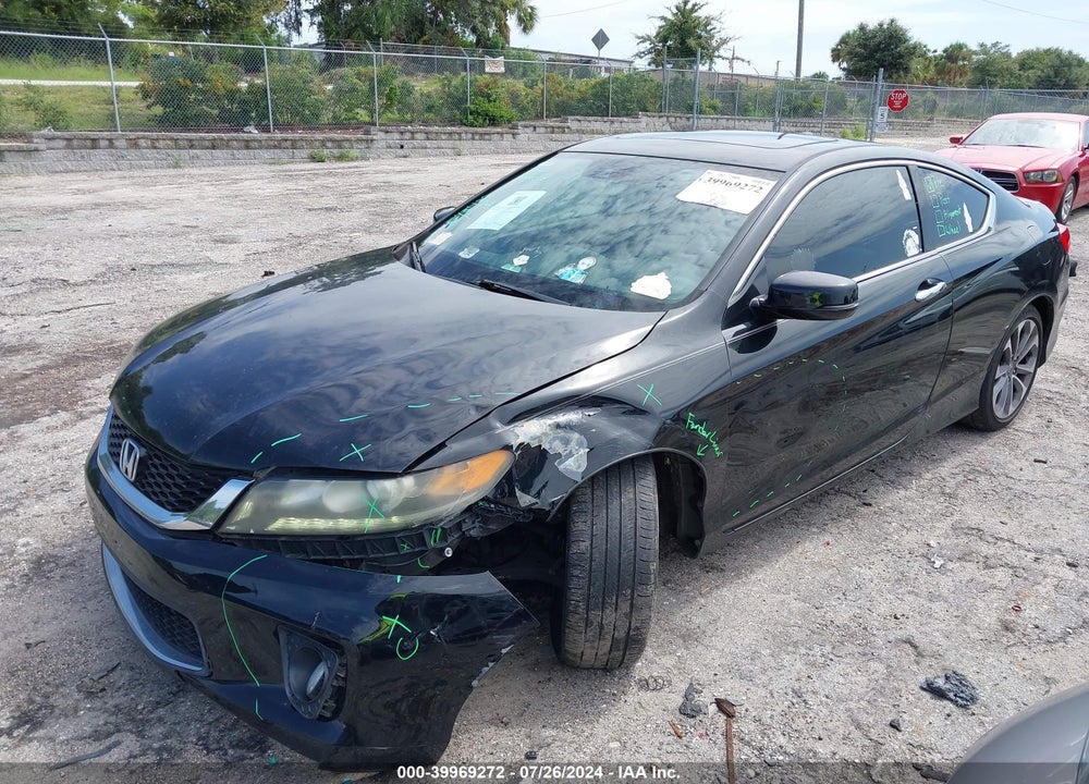 2014 HONDA ACCORD EX-L V-6 VIN: 1HGCT2B81EA005357