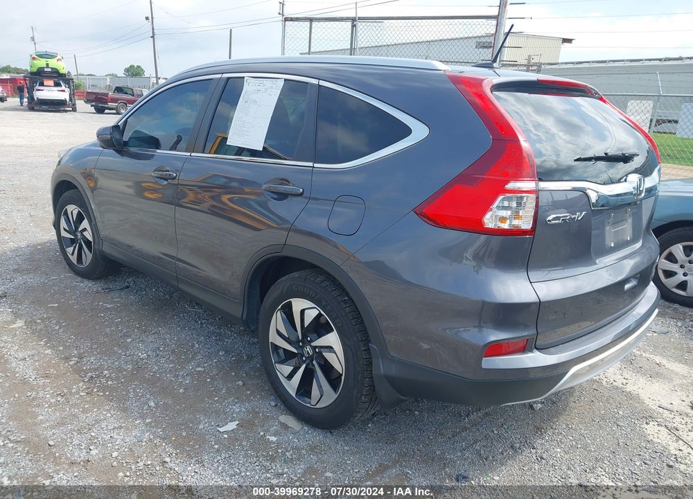 2016 HONDA CR-V TOURING VIN: 5J6RM3H98GL005918