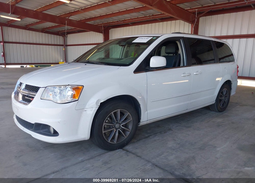 2017 DODGE GRAND CARAVAN SXT VIN: 2C4RDGCG9HR715261