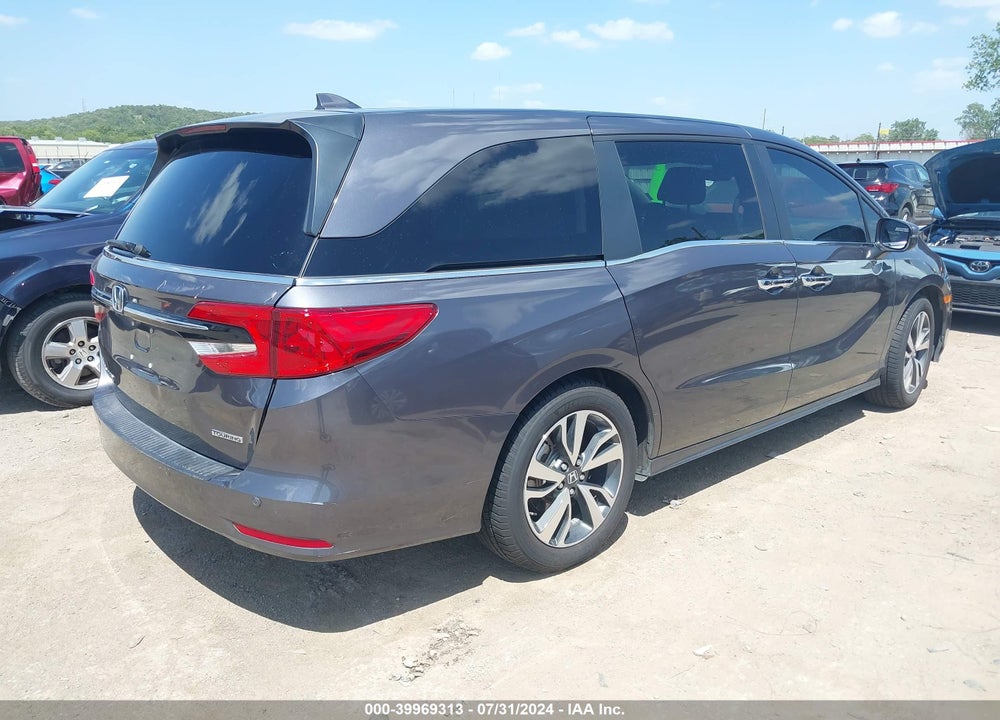 2022 HONDA ODYSSEY TOURING VIN: 5FNRL6H89NB037696