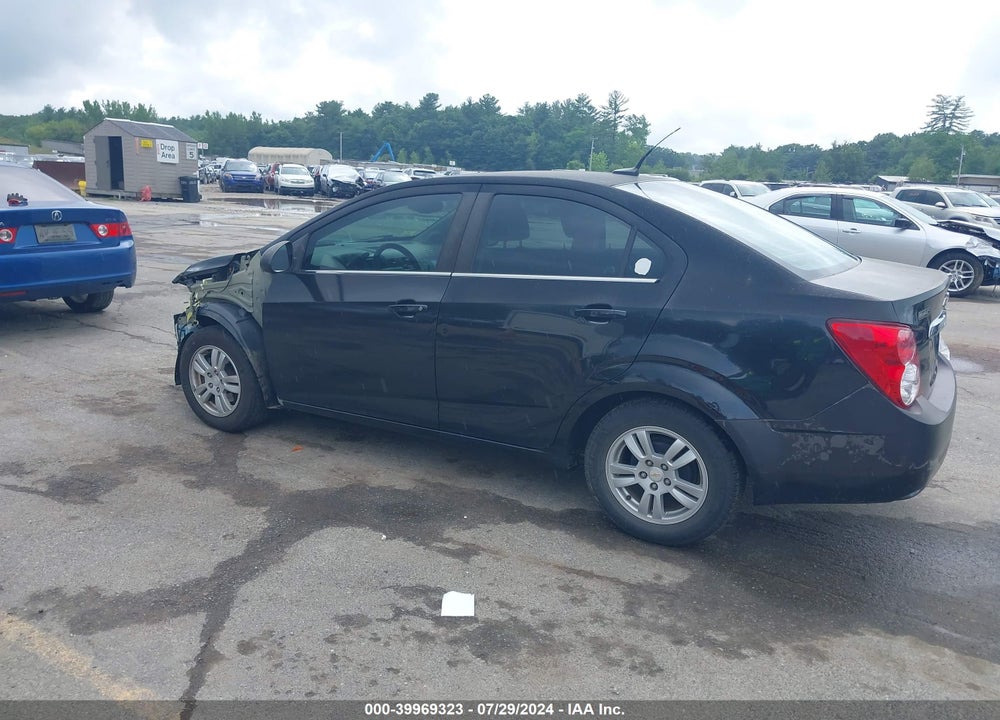 2013 CHEVROLET SONIC LT AUTO VIN: 1G1JC5SHXD4135313