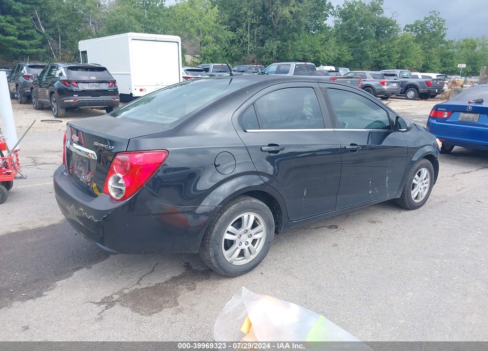 2013 CHEVROLET SONIC LT AUTO VIN: 1G1JC5SHXD4135313