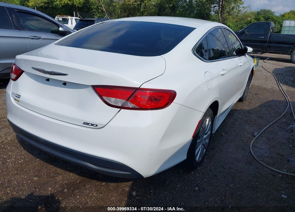 2016 CHRYSLER 200 LX VIN: 1C3CCCFB7GN176804