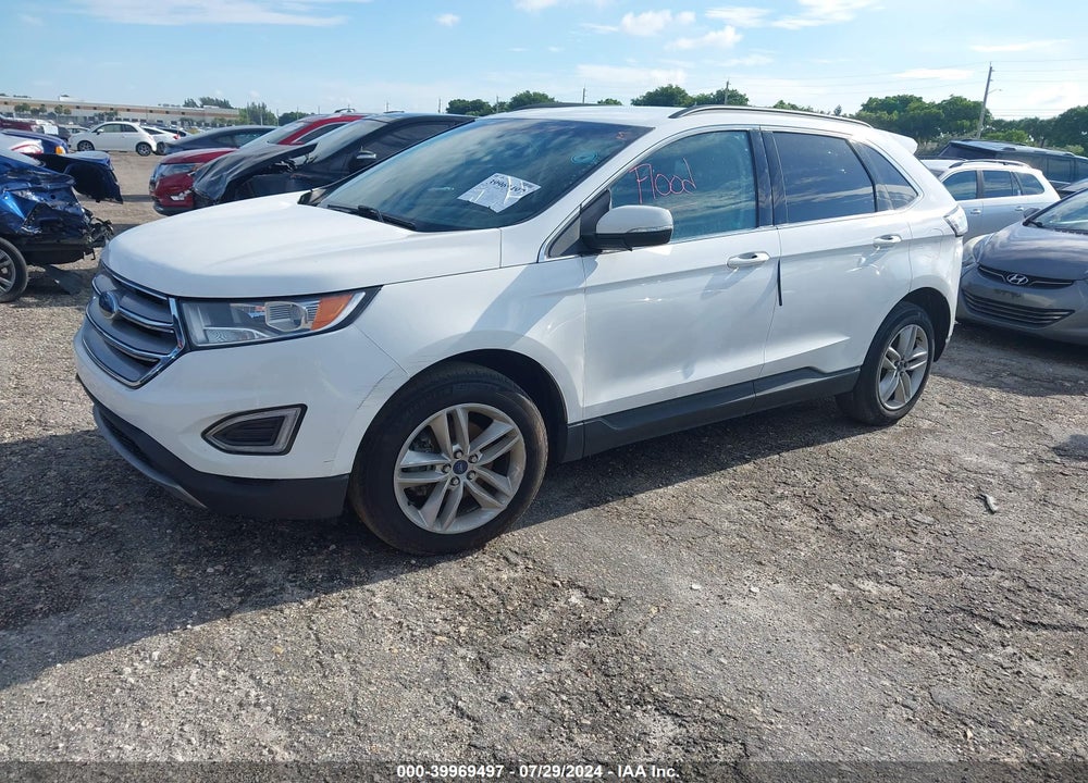 2017 FORD EDGE SEL VIN: 2FMPK3J98HBB46210