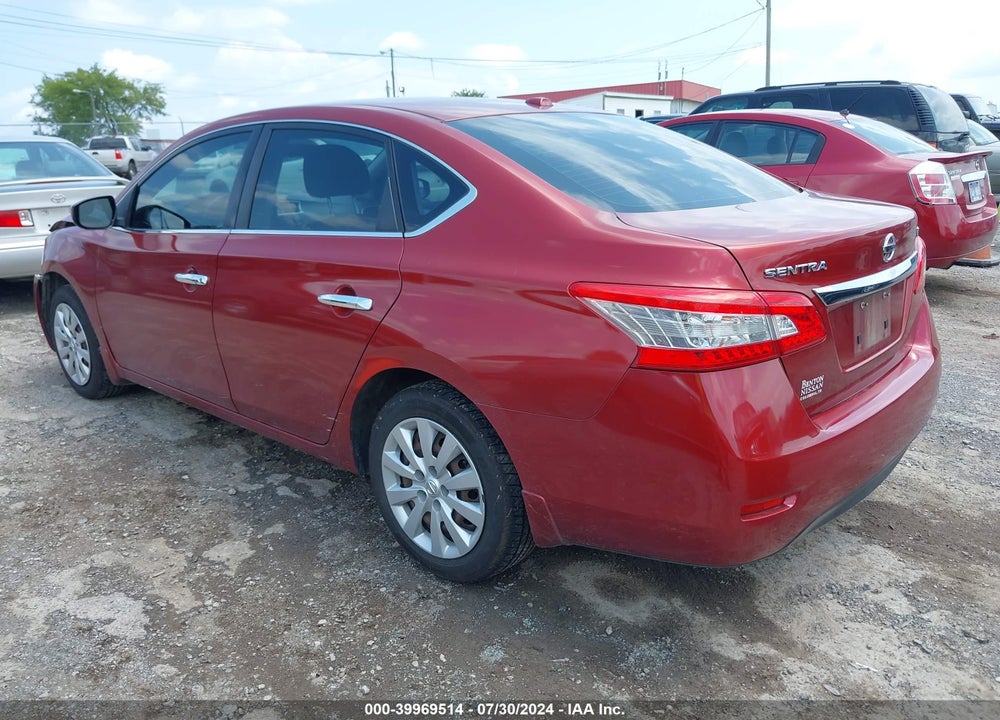 2015 NISSAN SENTRA SV VIN: 3N1AB7AP1FY354503
