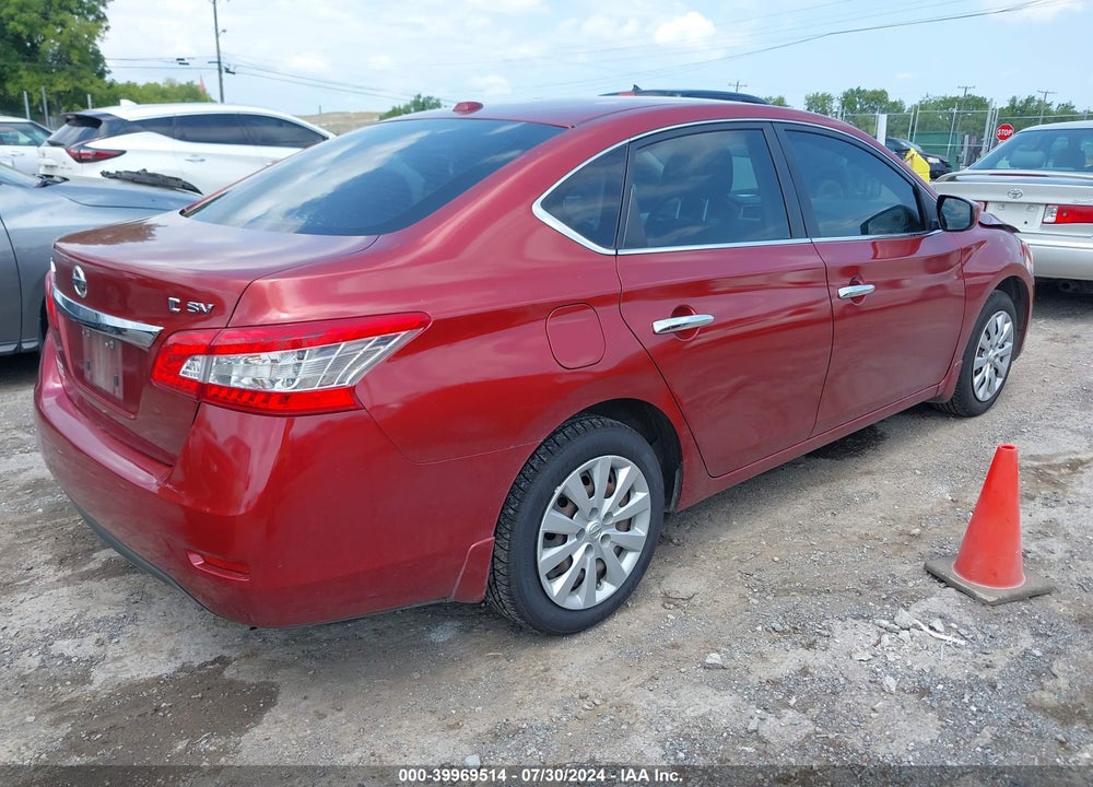 2015 NISSAN SENTRA SV VIN: 3N1AB7AP1FY354503