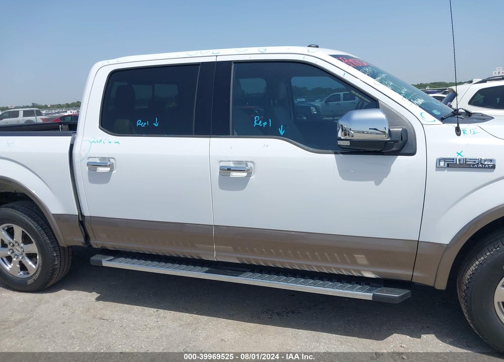 2018 FORD F-150 LARIAT VIN: 1FTEW1E59JKD67192