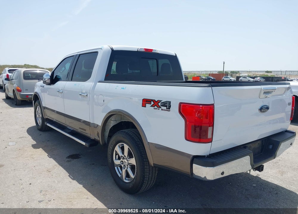 2018 FORD F-150 LARIAT VIN: 1FTEW1E59JKD67192