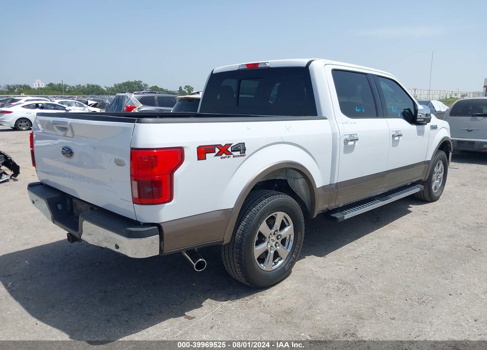 2018 FORD F-150 LARIAT VIN: 1FTEW1E59JKD67192