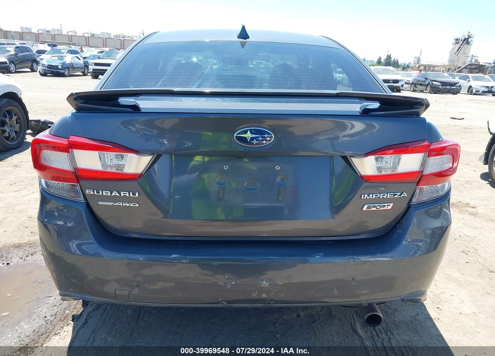2018 SUBARU IMPREZA 2.0I SPORT VIN: 4S3GKAM61J3605075