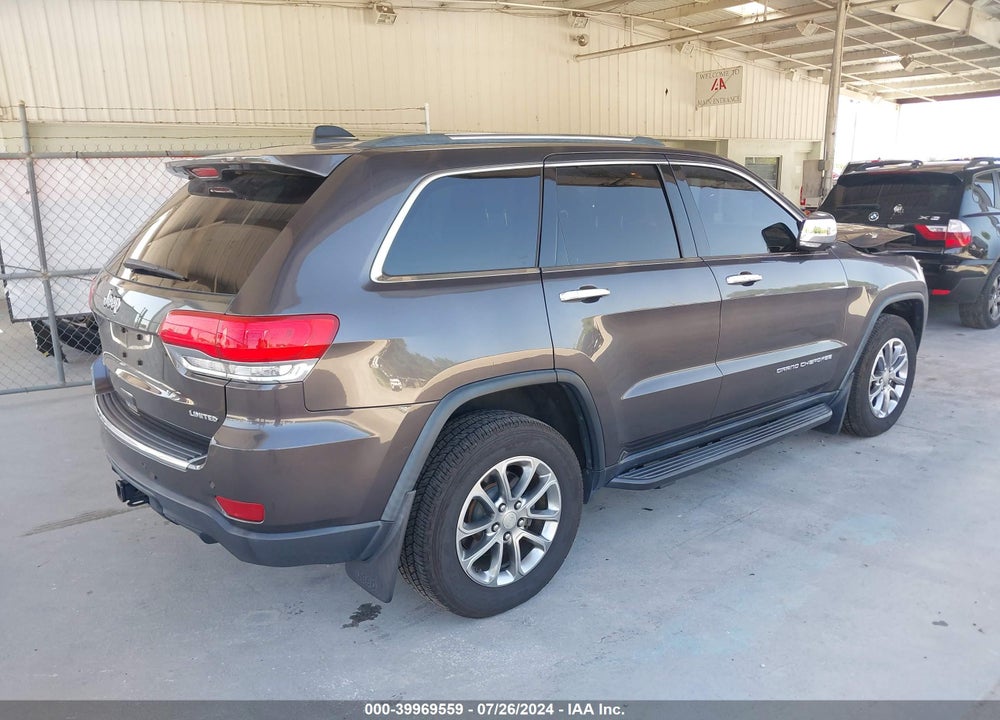 2015 JEEP GRAND CHEROKEE LIMITED VIN: 1C4RJFBG0FC878715