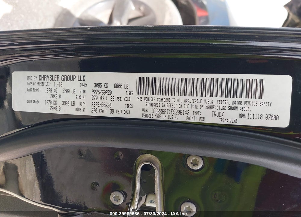 2014 RAM 1500 EXPRESS VIN: 1C6RR6FT1ES206142