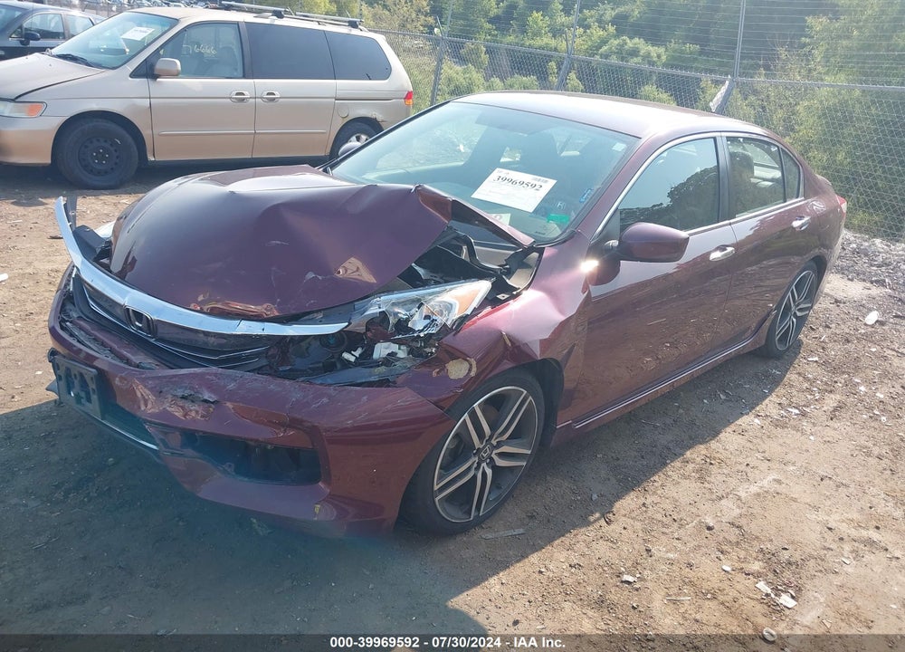 2017 HONDA ACCORD SPORT VIN: 1HGCR2F57HA132990