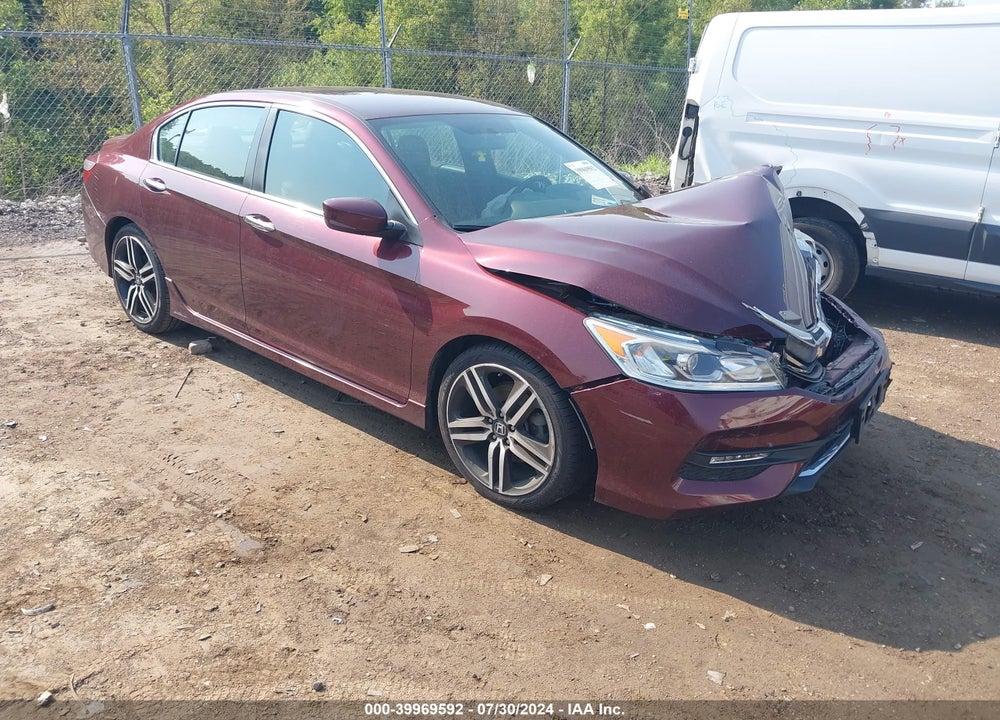 2017 HONDA ACCORD SPORT VIN: 1HGCR2F57HA132990