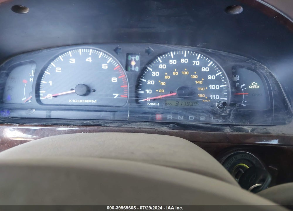 2001 TOYOTA 4RUNNER LIMITED V6 VIN: JT3HN87R019051278
