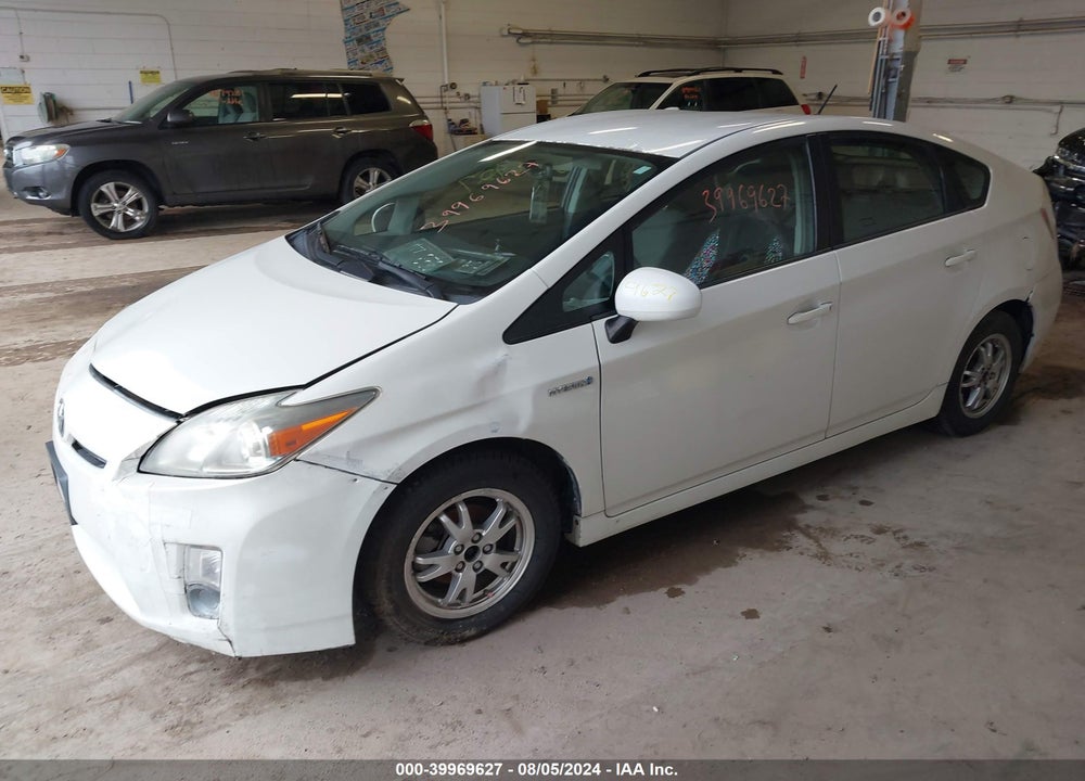 2010 TOYOTA PRIUS II VIN: JTDKN3DUXA0004129