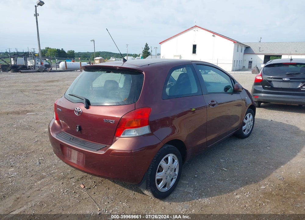 2009 TOYOTA YARIS VIN: JTDJT903395231369