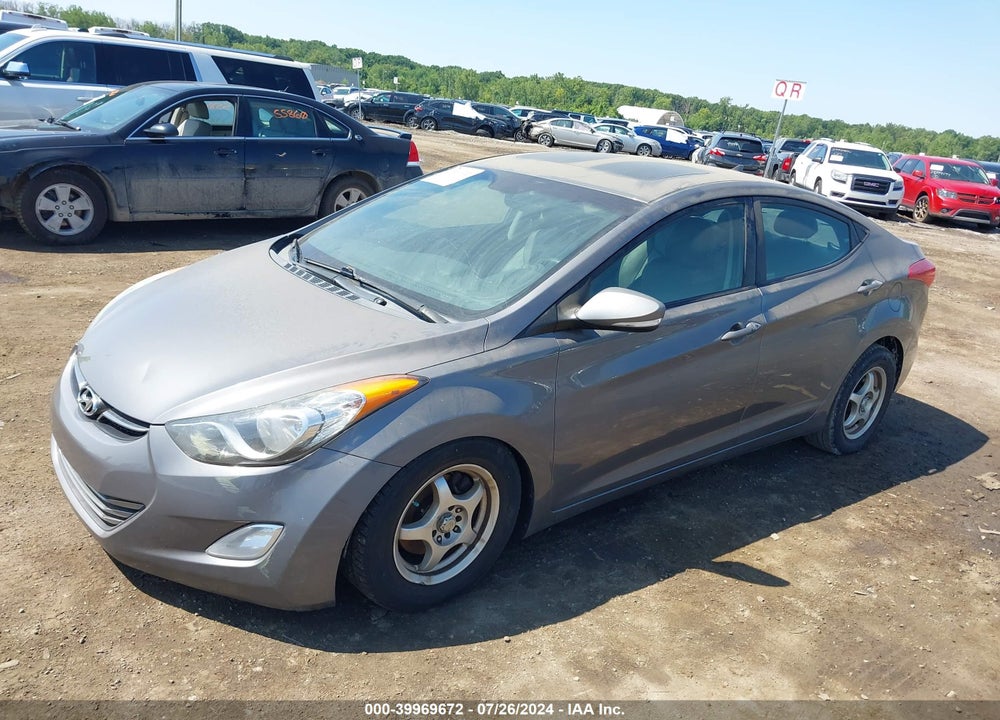 2012 HYUNDAI ELANTRA LIMITED VIN: 5NPDH4AE0CH111280