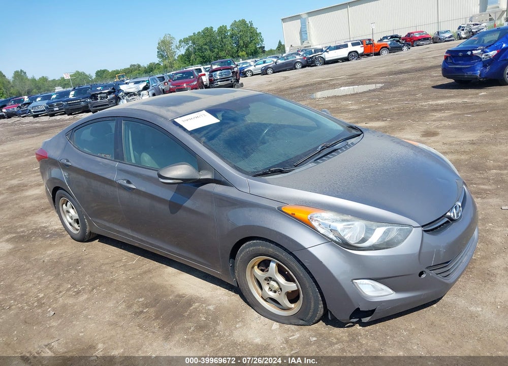 2012 HYUNDAI ELANTRA LIMITED VIN: 5NPDH4AE0CH111280