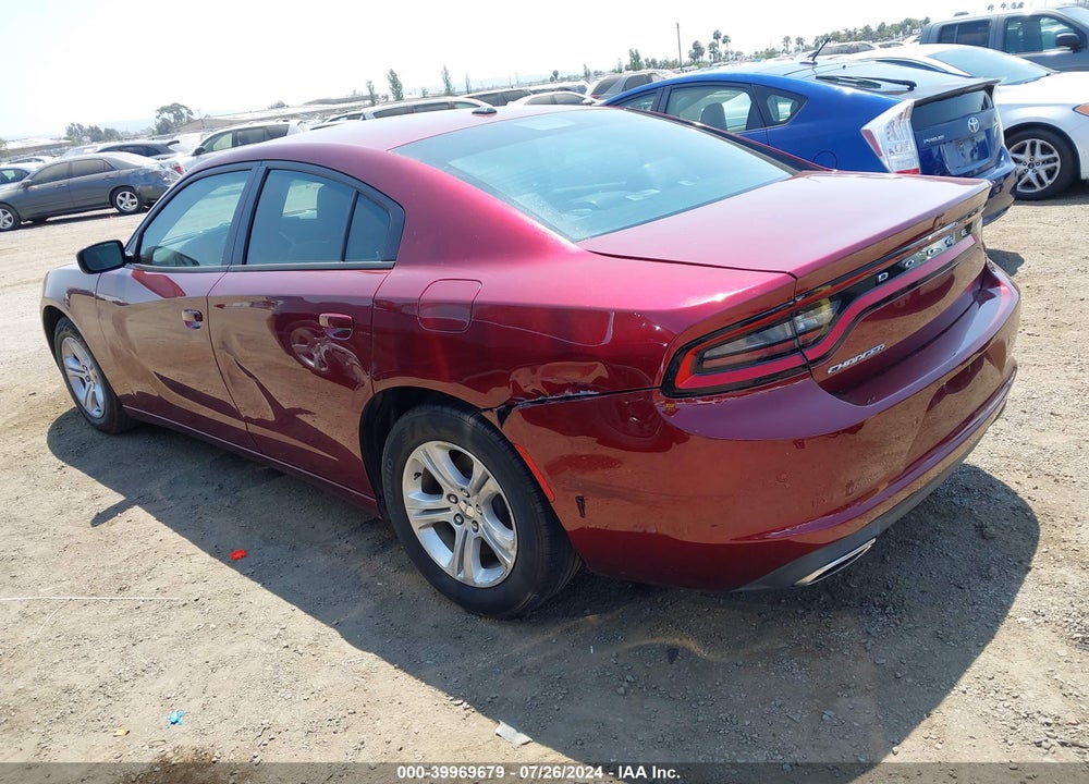 2020 DODGE CHARGER SXT RWD VIN: 2C3CDXBG1LH125792