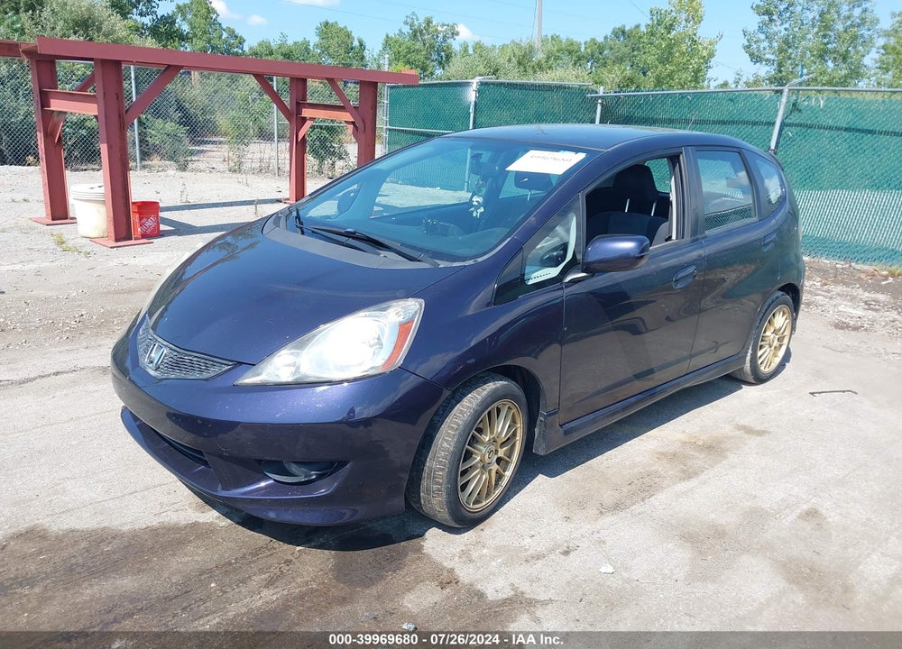 2009 HONDA FIT SPORT VIN: JHMGE87489S075309