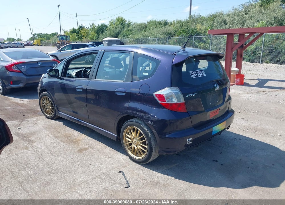 2009 HONDA FIT SPORT VIN: JHMGE87489S075309
