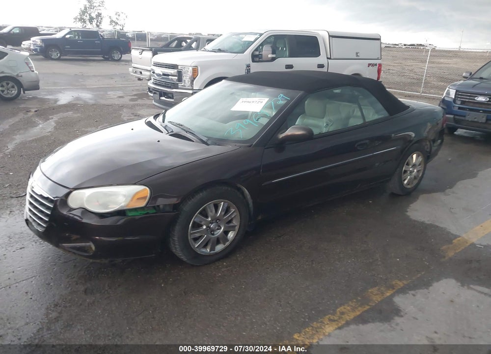 2004 CHRYSLER SEBRING LIMITED VIN: 1C3EL65R24N243099