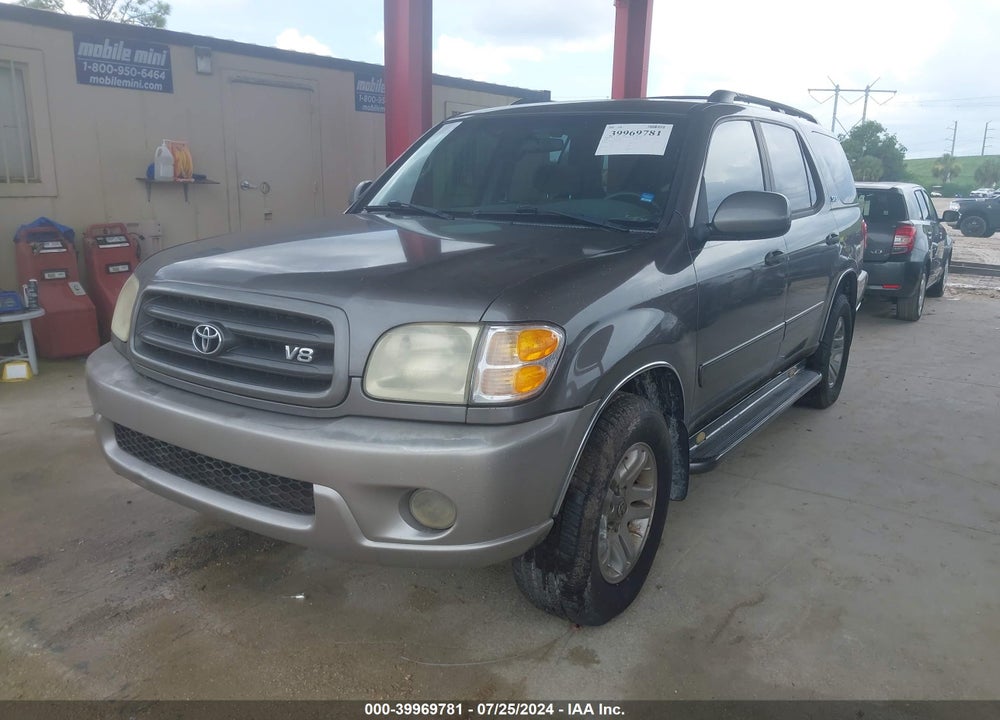 2004 TOYOTA SEQUOIA SR5 V8 VIN: 5TDZT34A24S205678