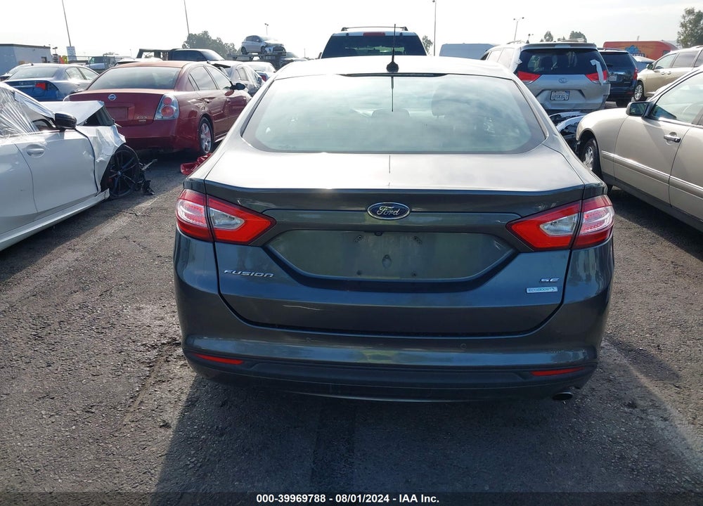 2016 FORD FUSION SE VIN: 3FA6P0HD8GR241110