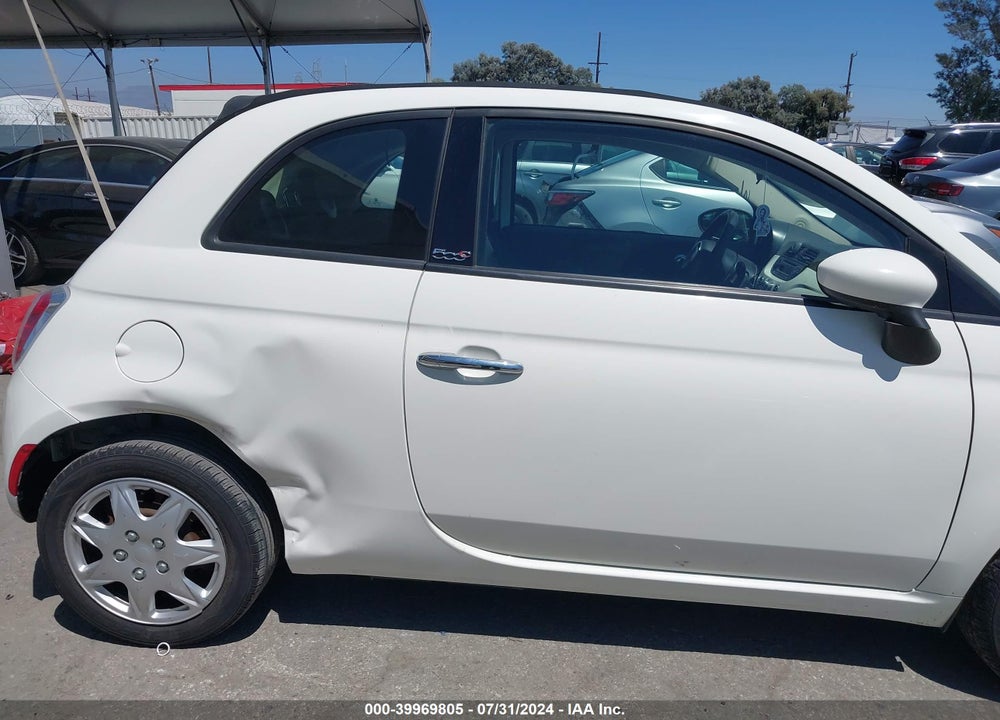 2013 FIAT 500C POP VIN: 3C3CFFDR7DT749382