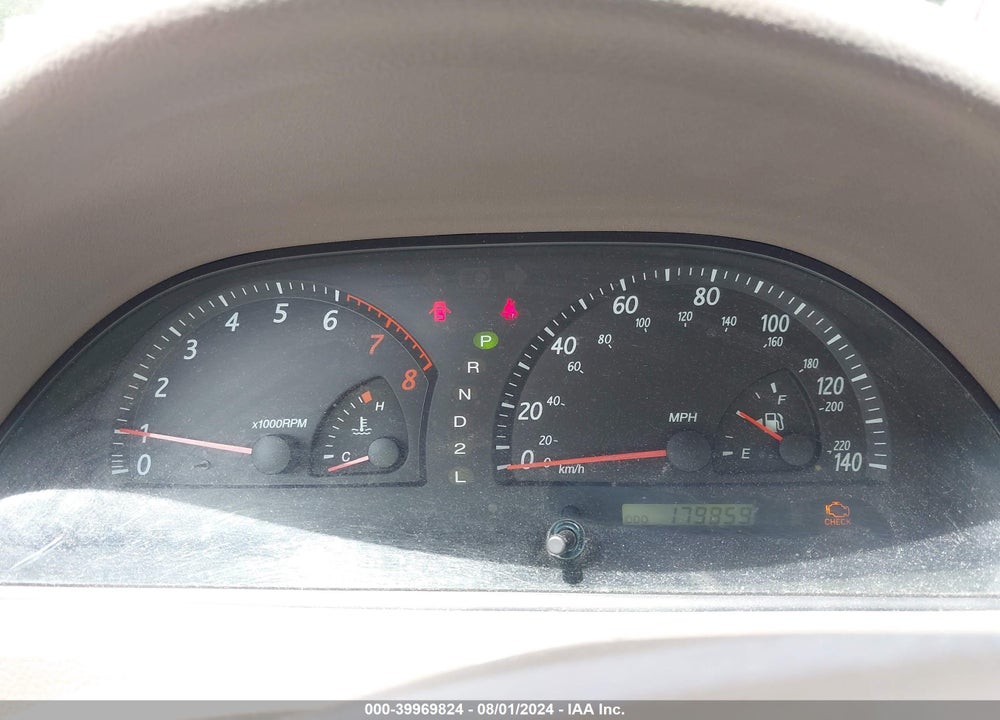 2002 TOYOTA CAMRY LE VIN: 4T1BE32K02U521396