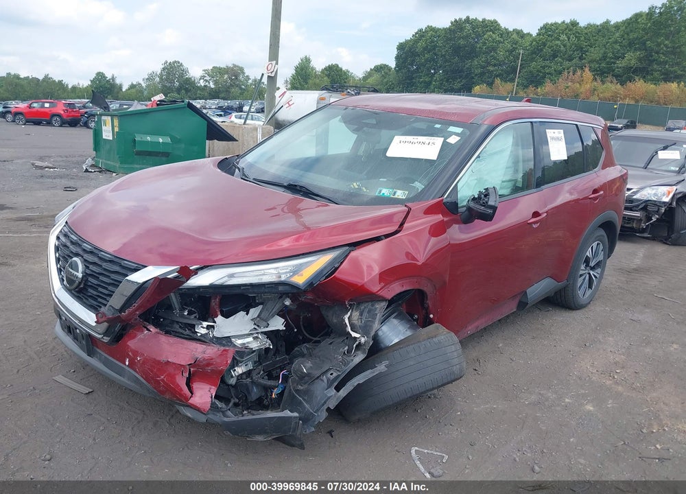 2021 NISSAN ROGUE SV INTELLIGENT AWD VIN: 5N1AT3BB6MC782073