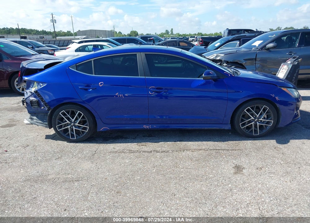 2019 HYUNDAI ELANTRA SPORT VIN: KMHD04LB9KU819926