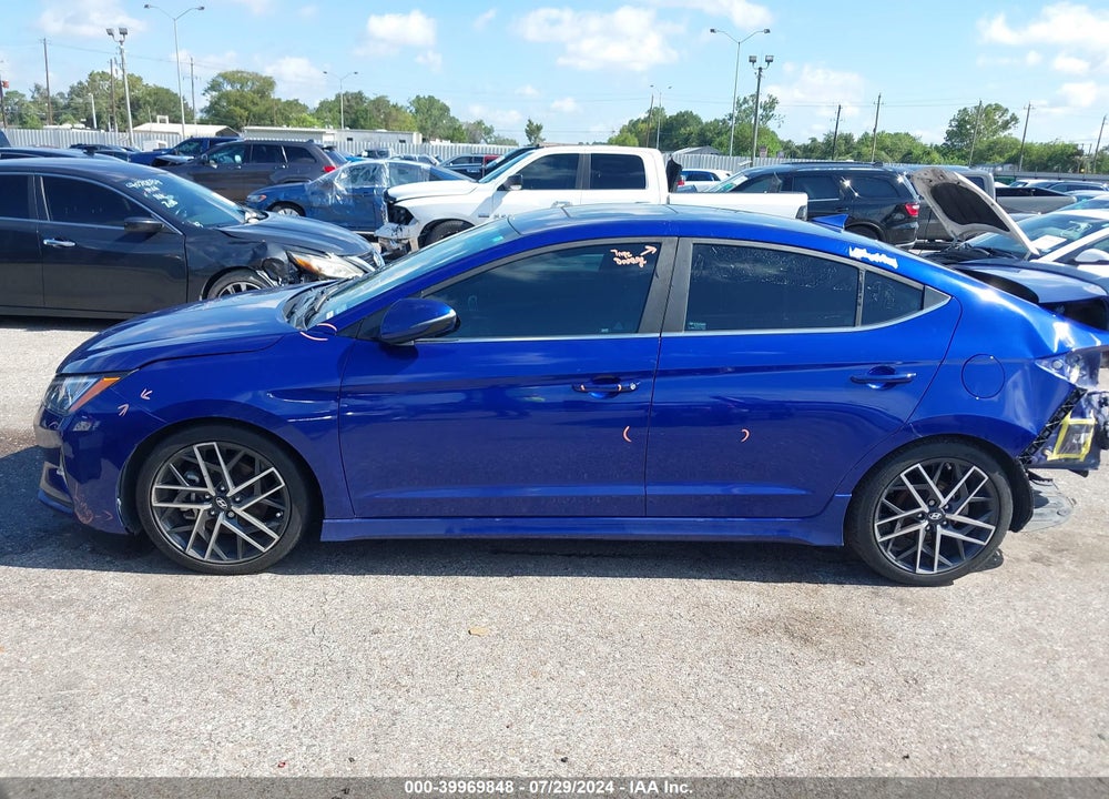 2019 HYUNDAI ELANTRA SPORT VIN: KMHD04LB9KU819926