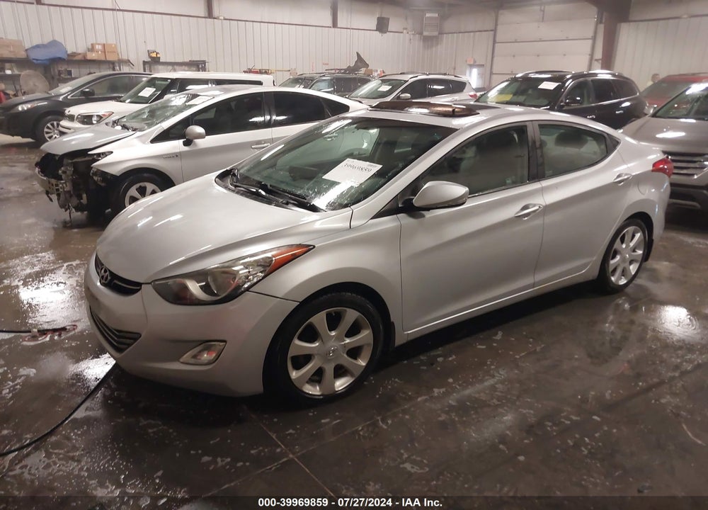 2013 HYUNDAI ELANTRA LIMITED VIN: KMHDH4AE4DU595263
