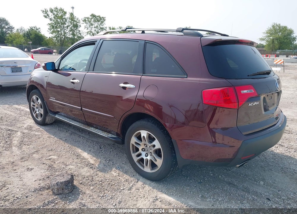 2008 ACURA MDX TECHNOLOGY PACKAGE VIN: 2HNYD28478H519784
