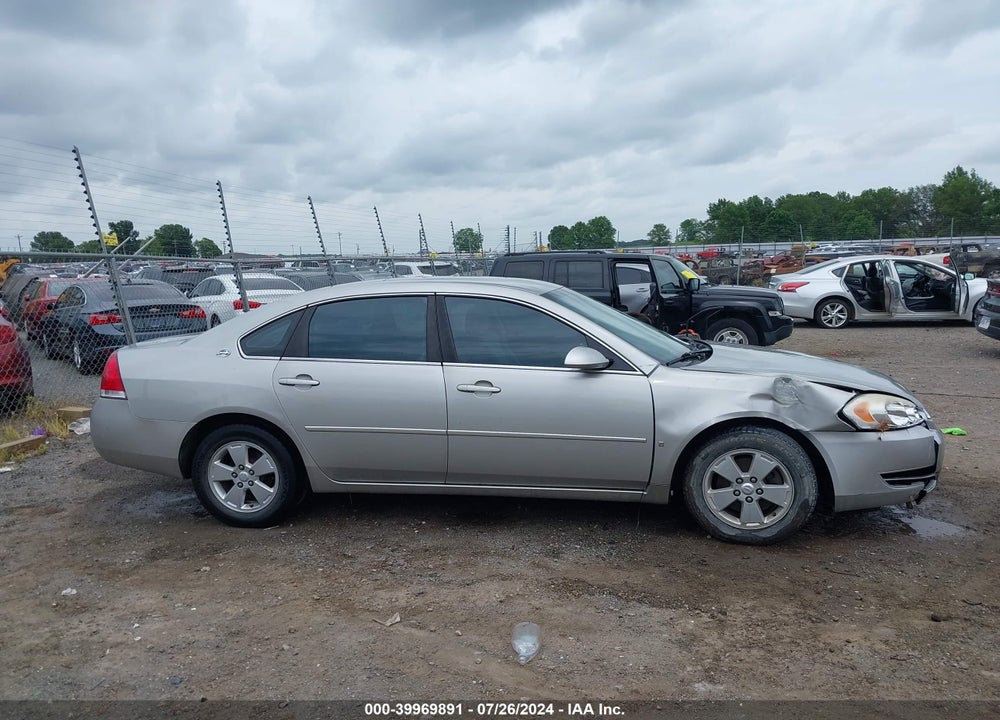 2007 CHEVROLET IMPALA LT VIN: 2G1WT58K179280167